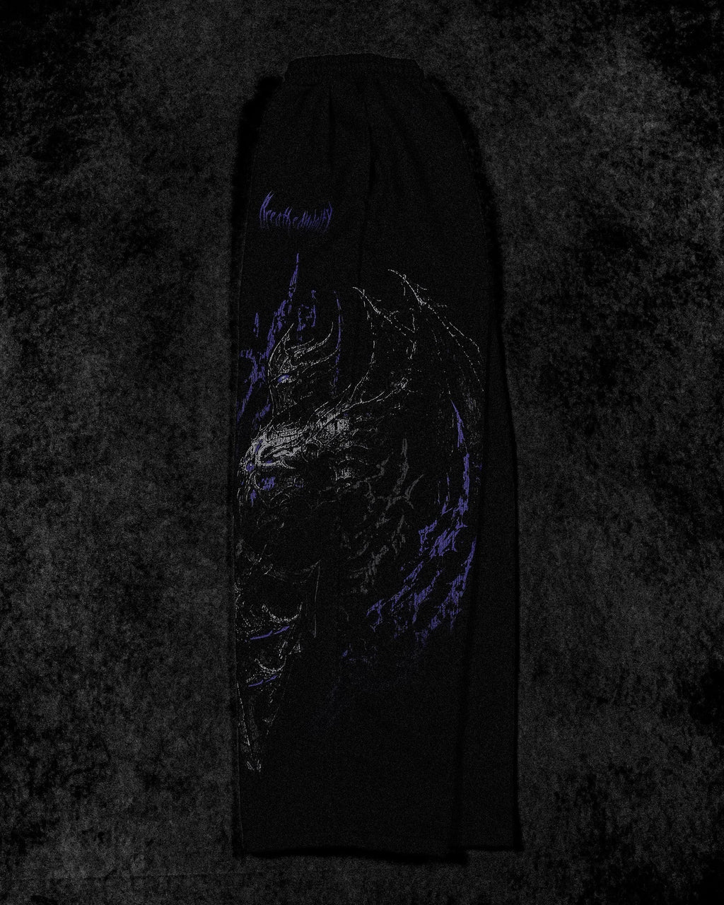 Fallen Knight Uncuffed Banana shape sweatpants [DUSK]