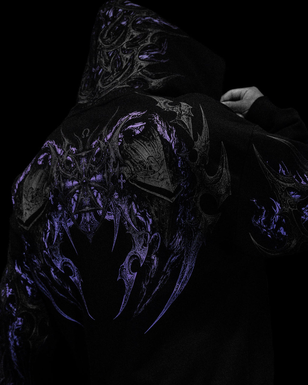 Berserker Oversized Zip-up Hoodie [DUSK]