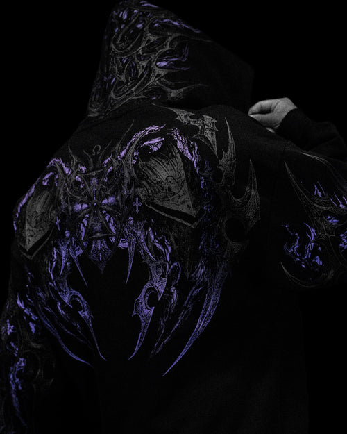Berserker Oversized Zip-up Hoodie [DUSK]
