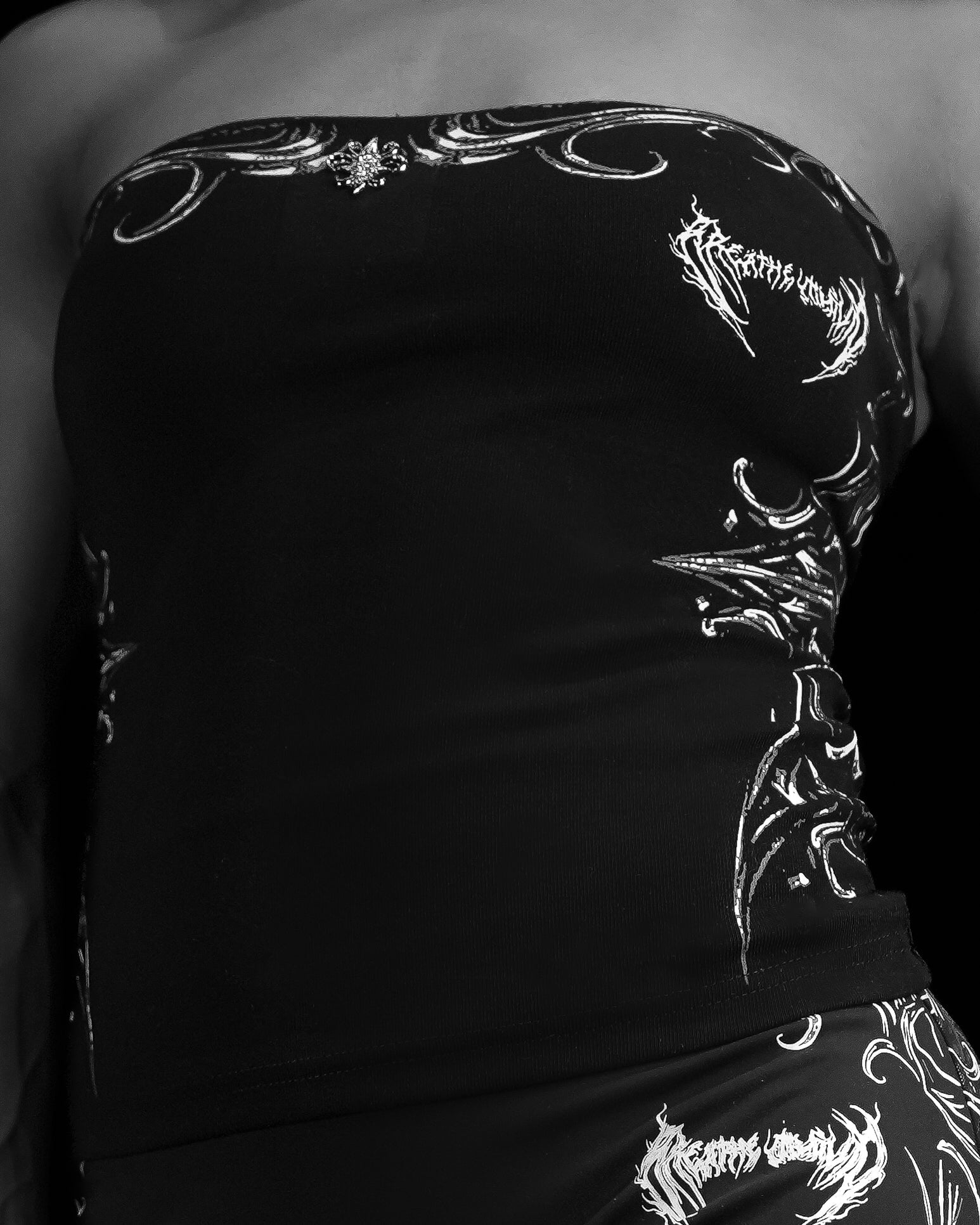 Women's Celestia Full Length Tube Top [VOID BLACK]
