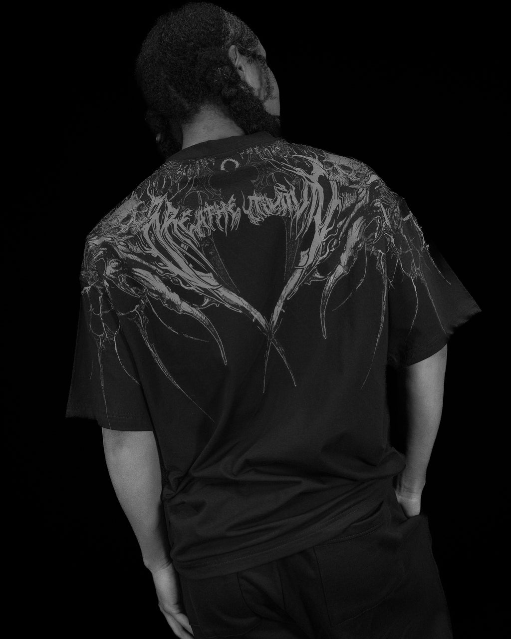 Women's Abyssal Oversized Lightweight Tee [DARKNESS]
