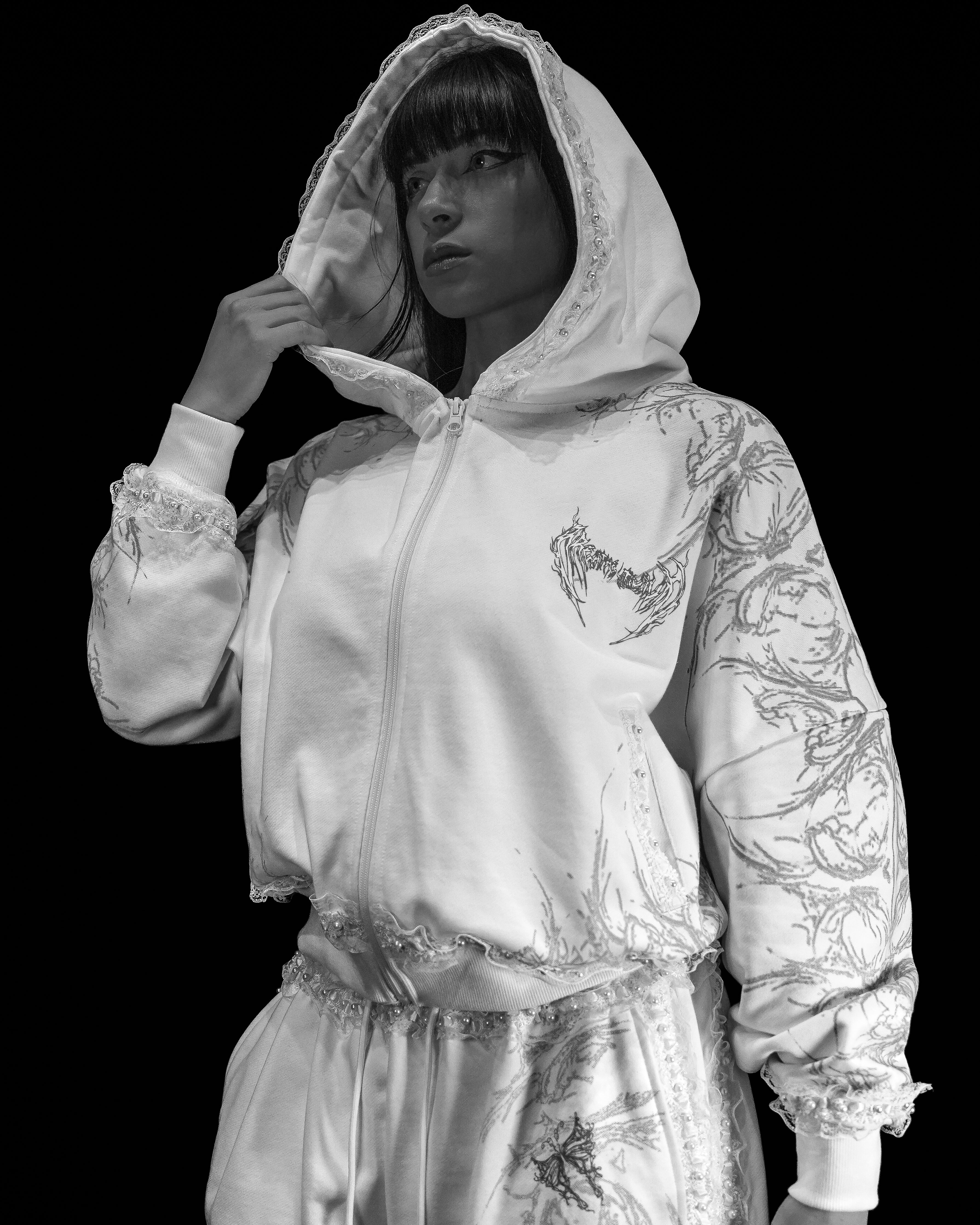 Women's Faerie Zip-up Hoodie [ANGEL VEIN]