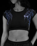 Women's Seraphim Open Back Crop Top [FROST]