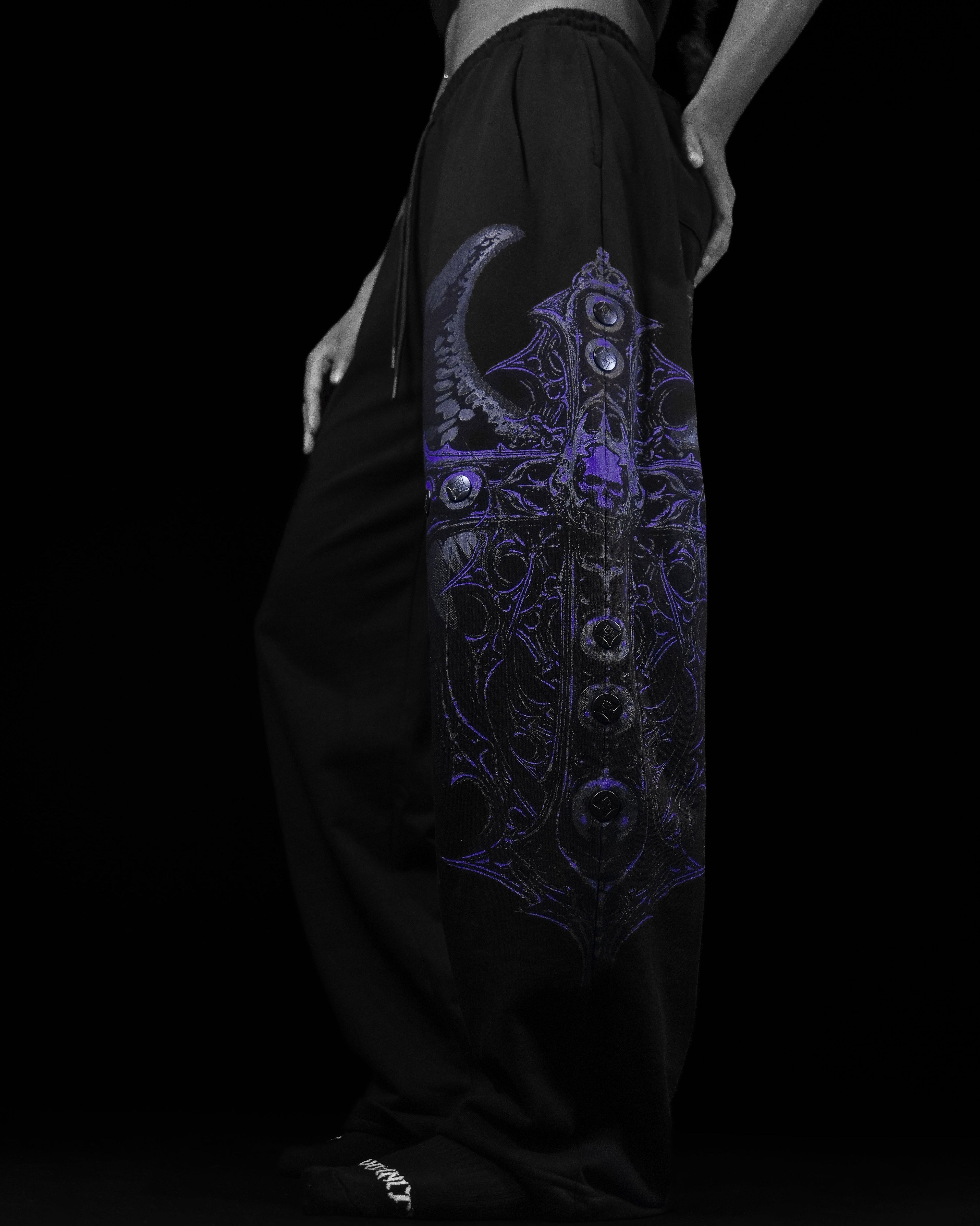 Women's Seraphim banana shaped Uncuffed Sweatpants [DUSK]