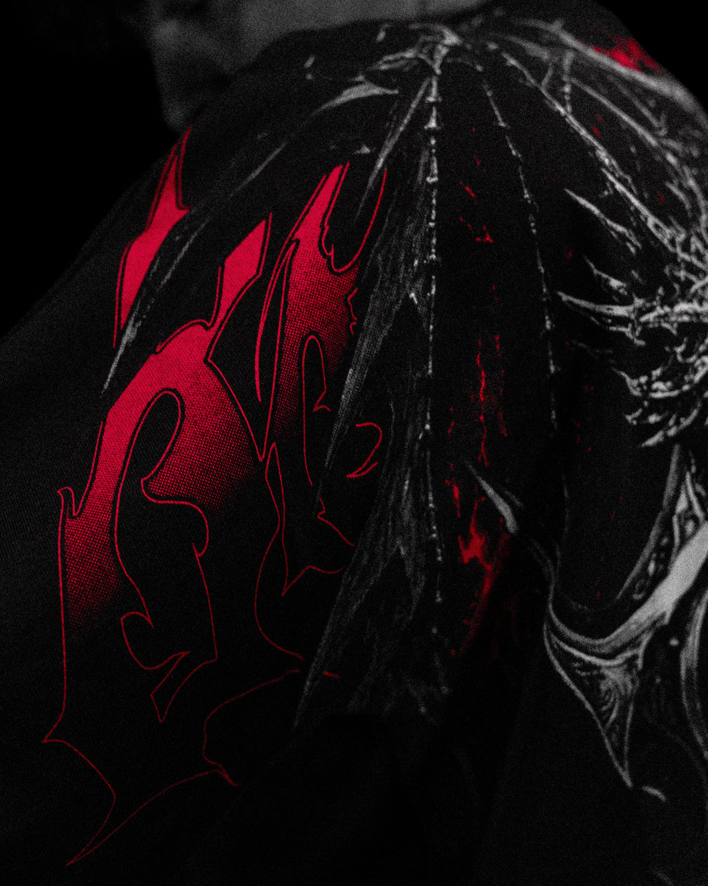 Shadow Monarch Oversized T-shirt [NIGHTMARE]