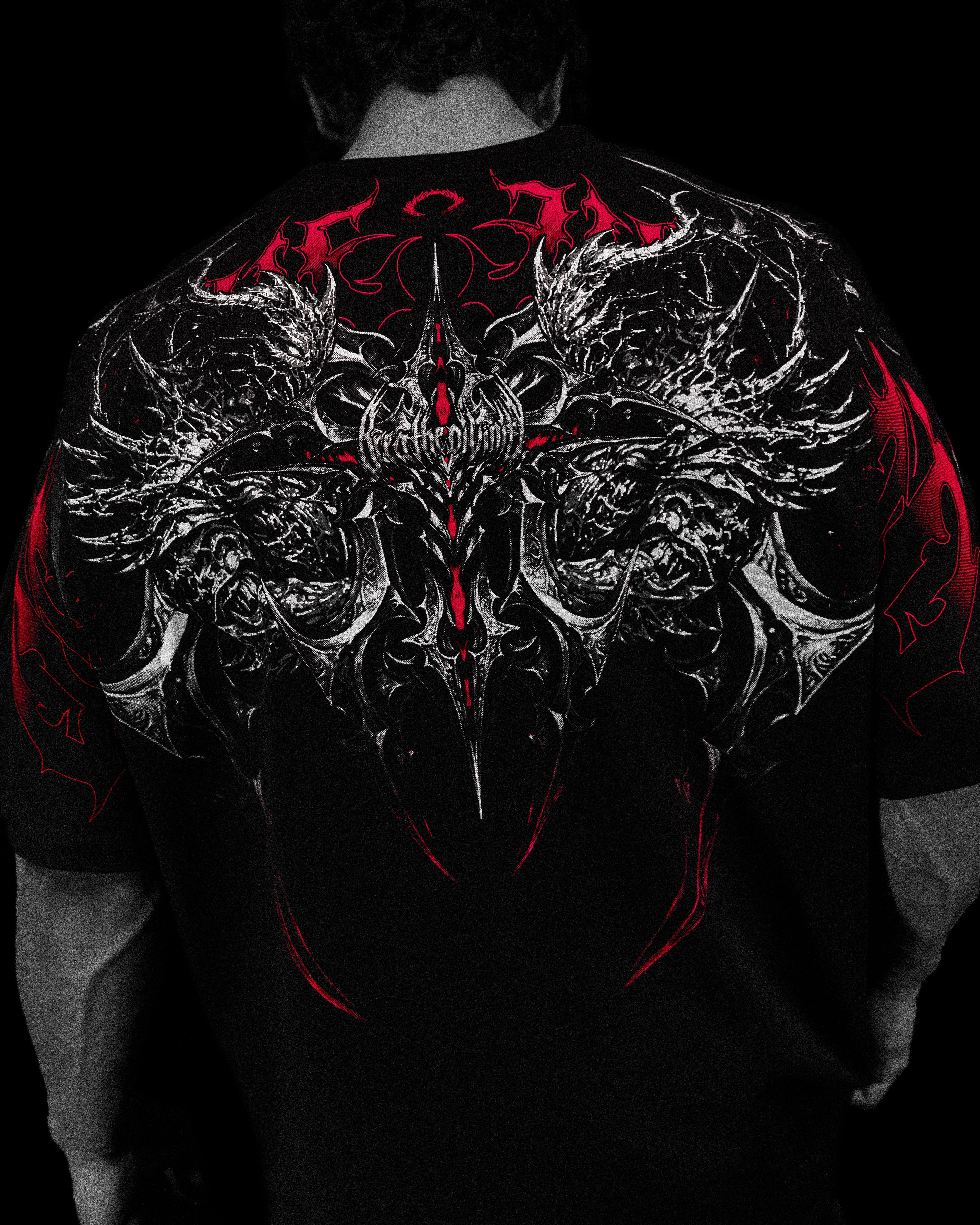 Shadow Monarch Oversized T-shirt [NIGHTMARE]