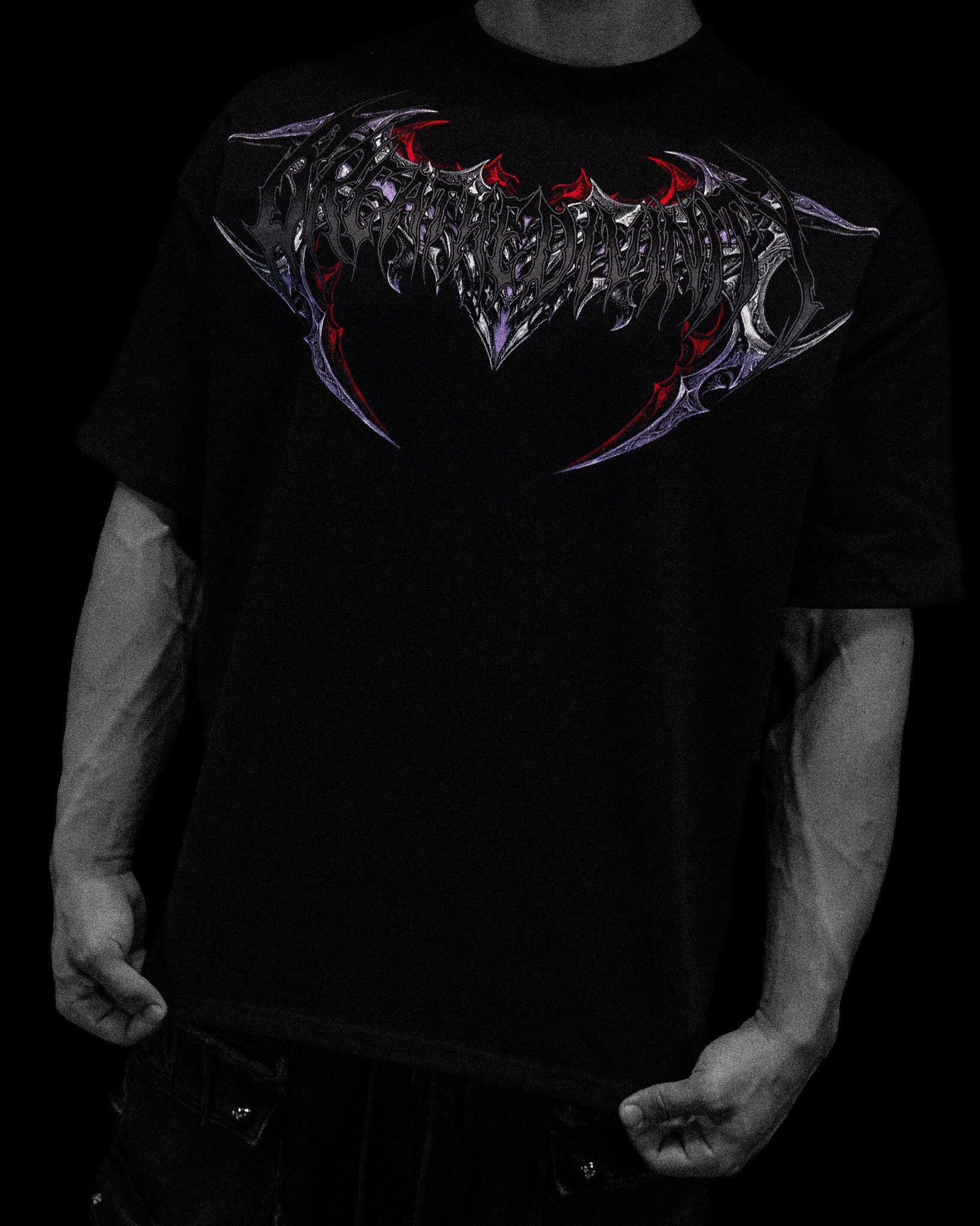 Shadow Monarch Oversized T-shirt [PHANTOM]