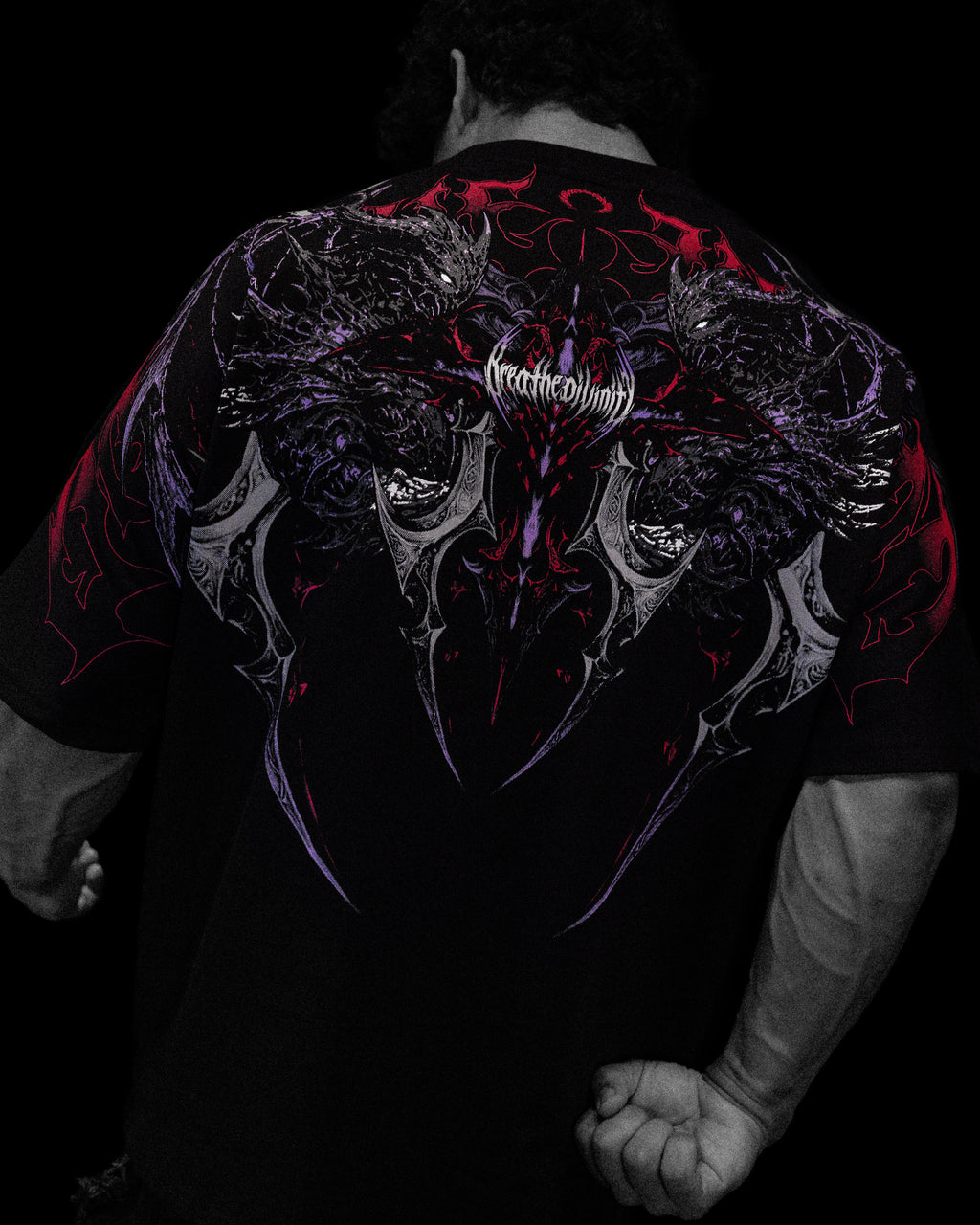 Shadow Monarch Oversized T-shirt [PHANTOM]