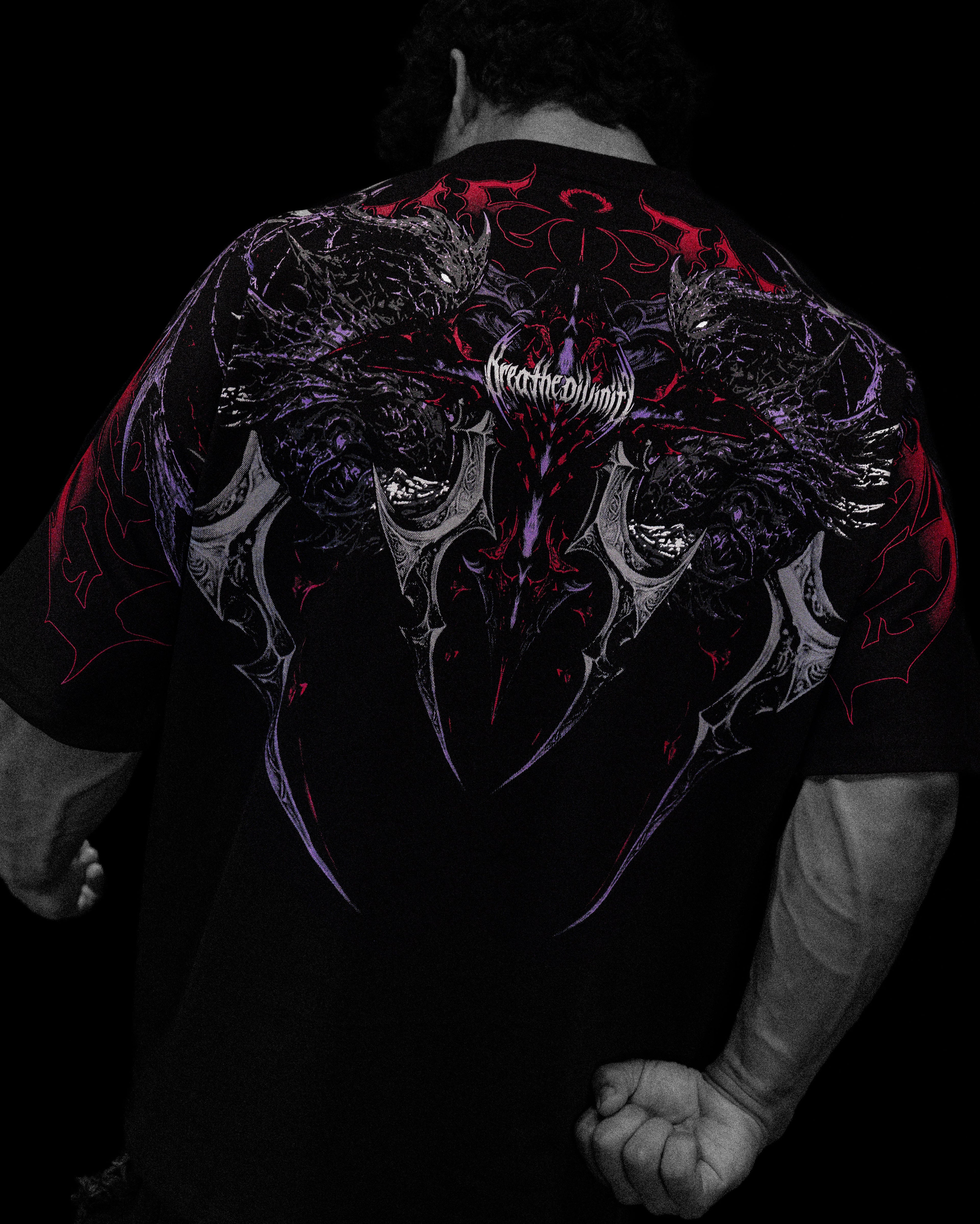Shadow Monarch Oversized T-shirt [PHANTOM]
