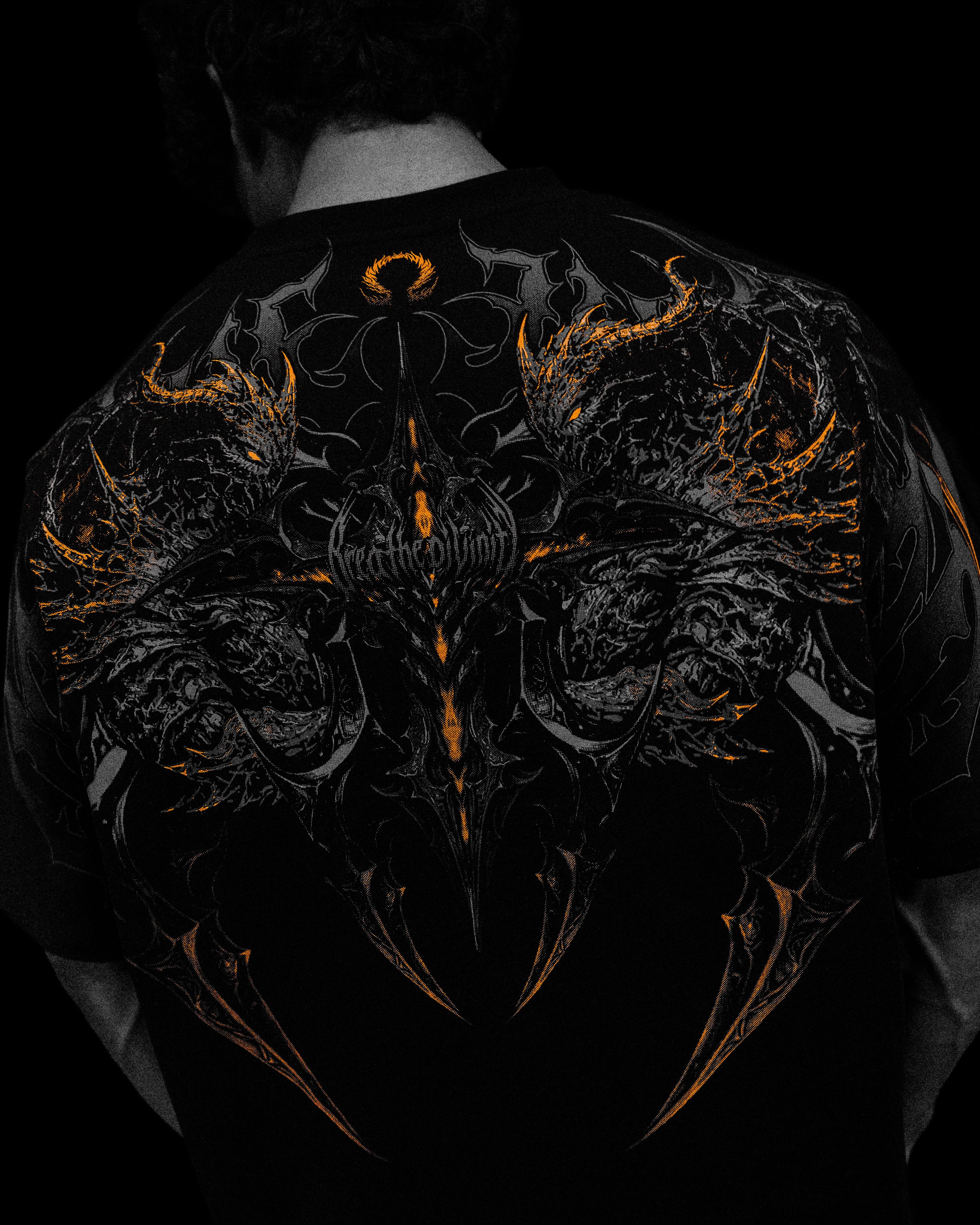 Shadow Monarch Oversized T-shirt [SCORCH]