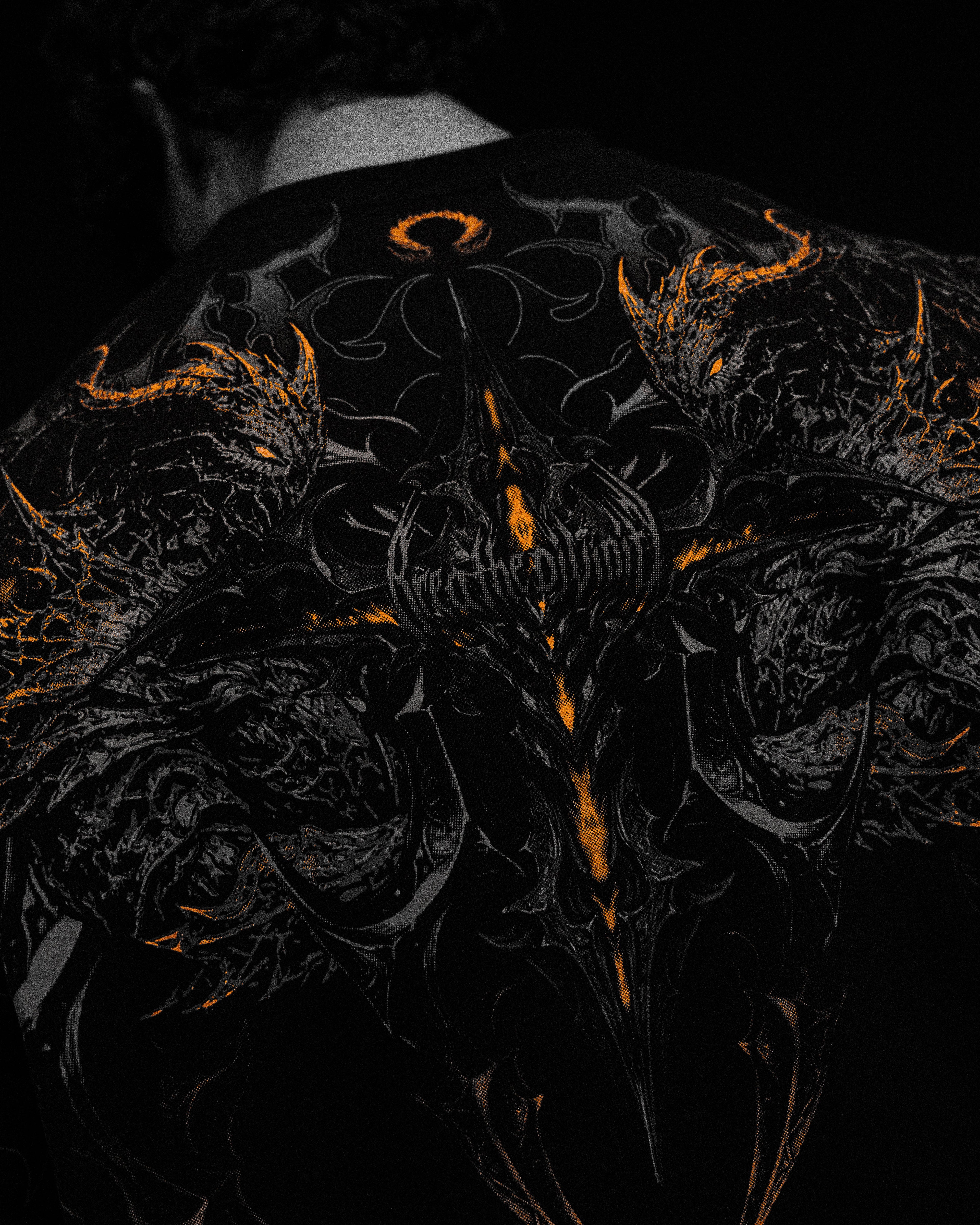 Shadow Monarch Oversized T-shirt [SCORCH]
