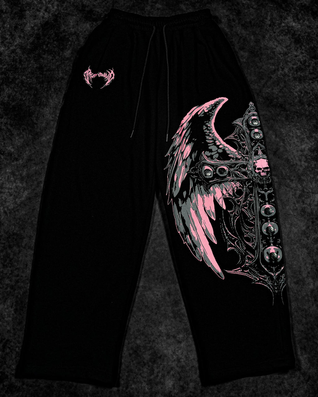 Women's Seraphim banana shaped Uncuffed Sweatpants [BLOSSOM PINK]