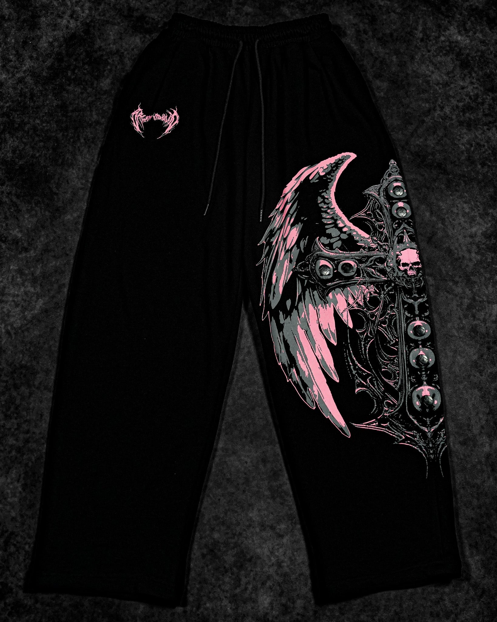 Women's Seraphim banana shaped Uncuffed Sweatpants [BLOSSOM PINK]