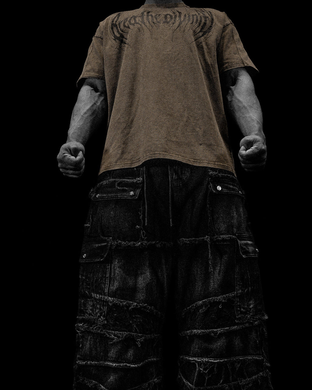 Hellspawn Ruined Oversized T-shirt [DECAYED BROWN VINTAGE]