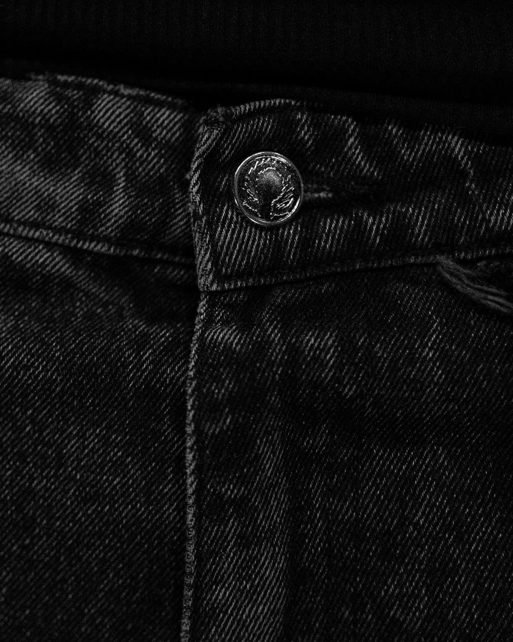 Oversized Distressed Denim Cargo jeans [VINTAGE WASH]
