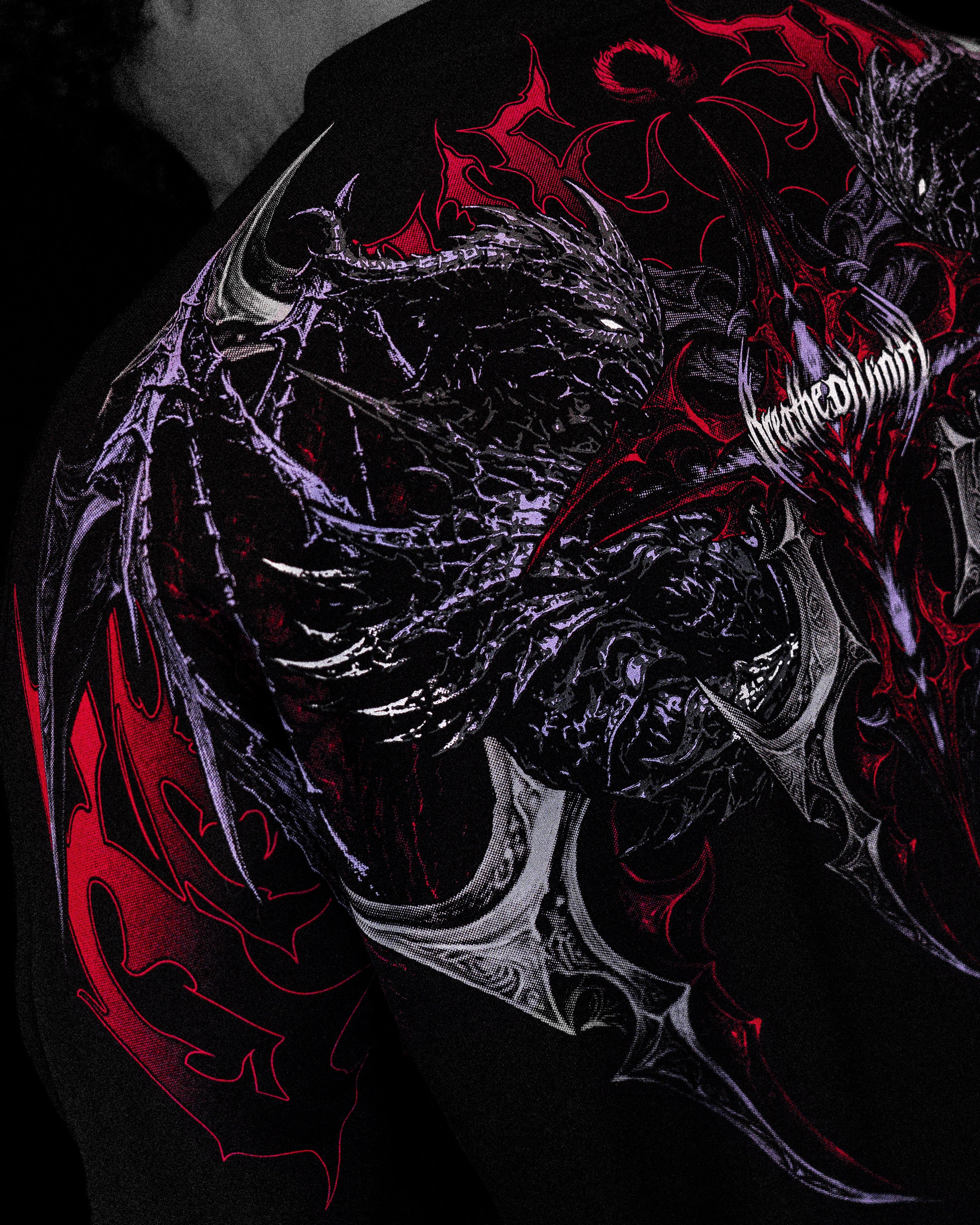Shadow Monarch Oversized T-shirt [PHANTOM]