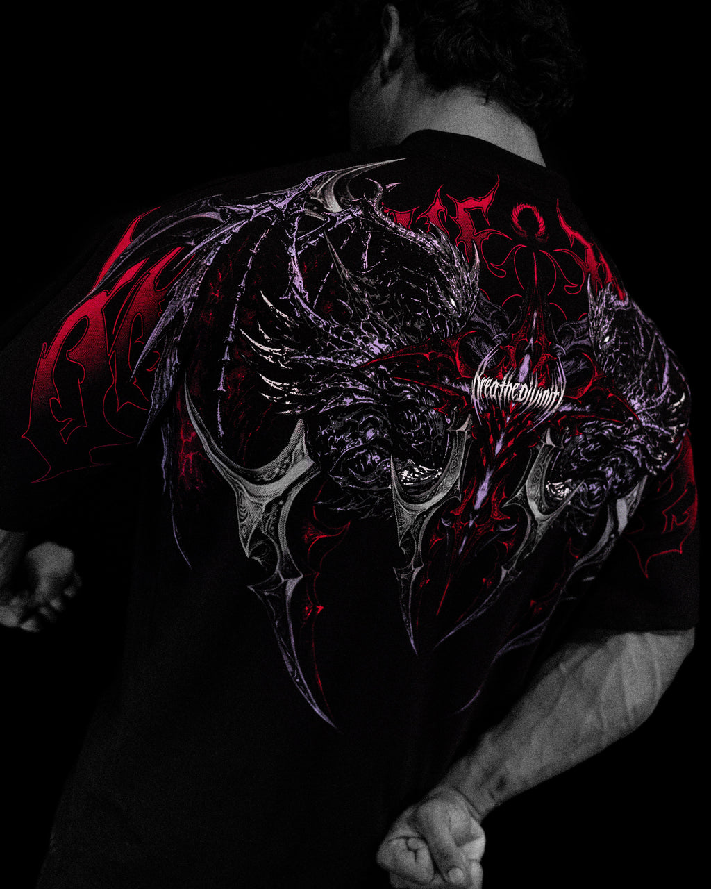 Shadow Monarch Oversized T-shirt [PHANTOM]