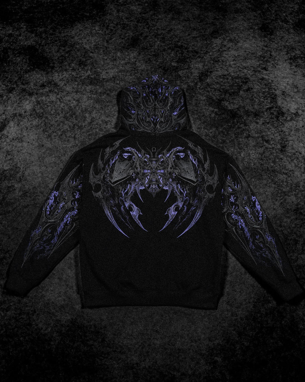 Berserker Oversized Zip-up Hoodie [DUSK]