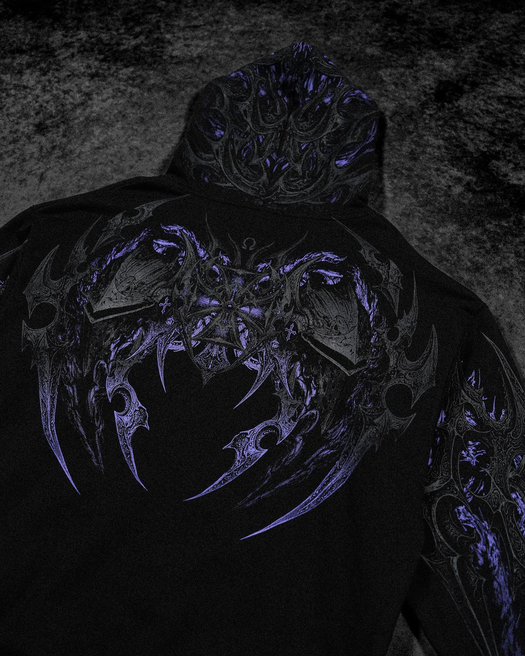 Berserker Oversized Zip-up Hoodie [DUSK]