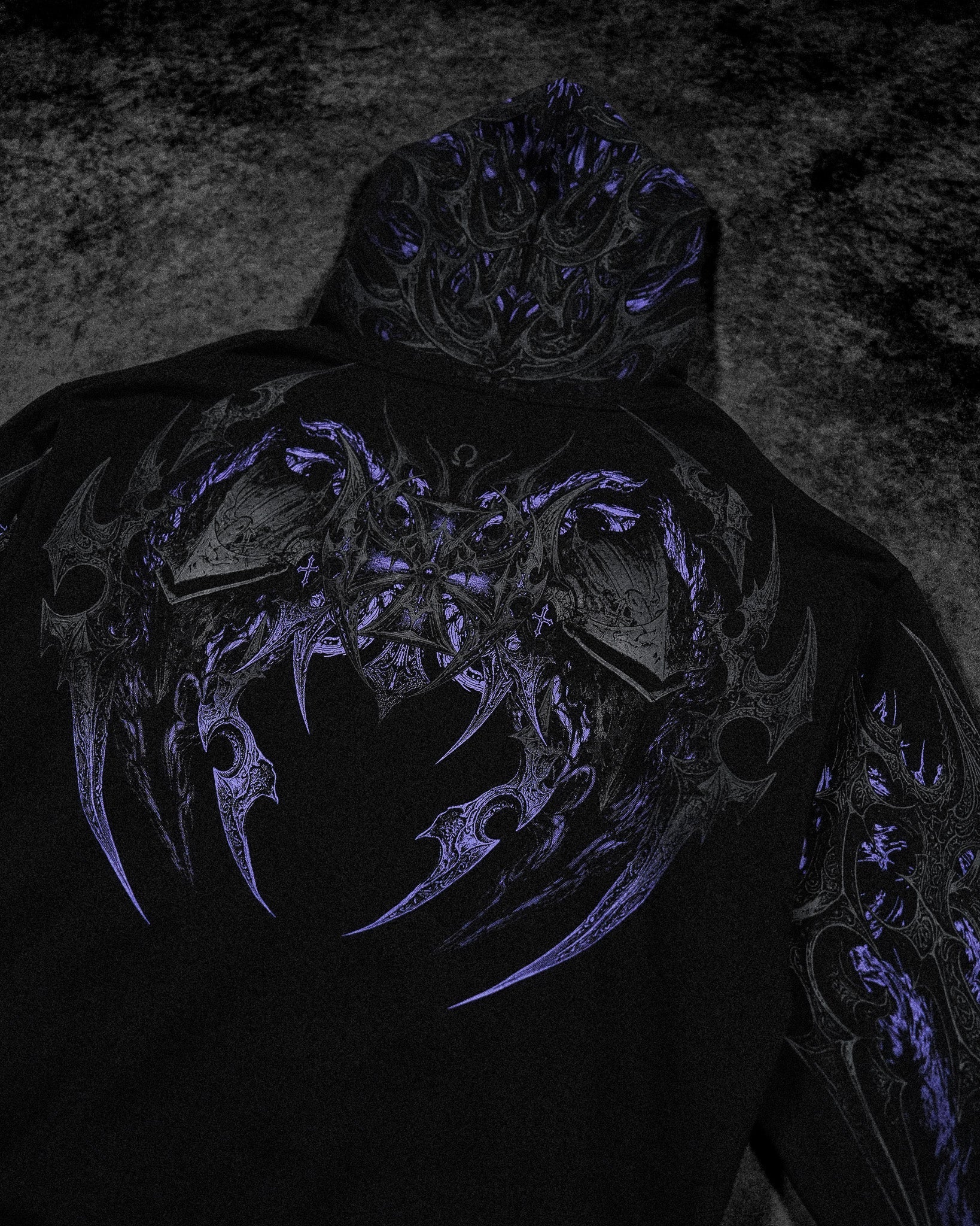 Berserker Oversized Zip-up Hoodie [DUSK]