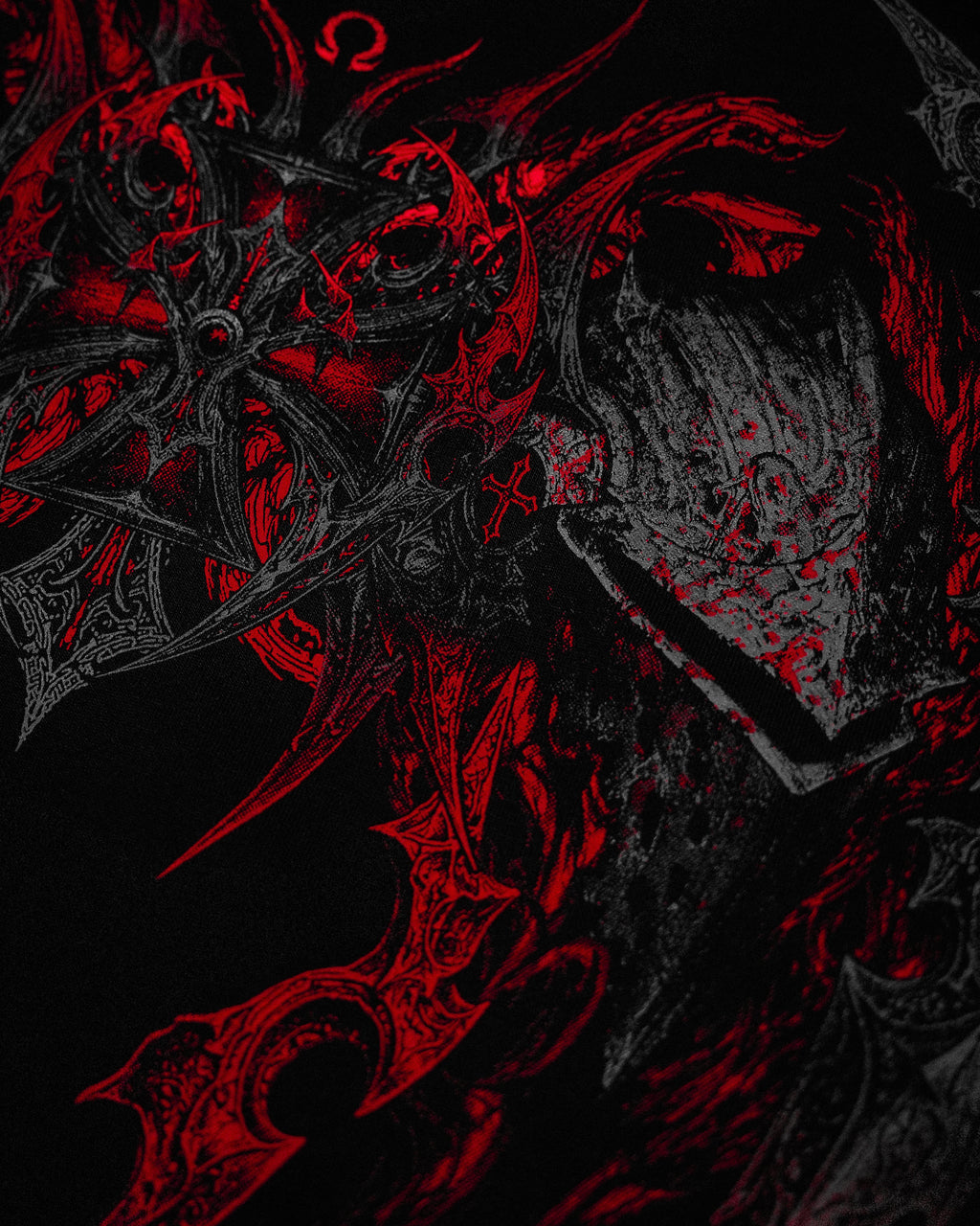 Berserker Oversized Zip-up Hoodie [HELLFIRE]