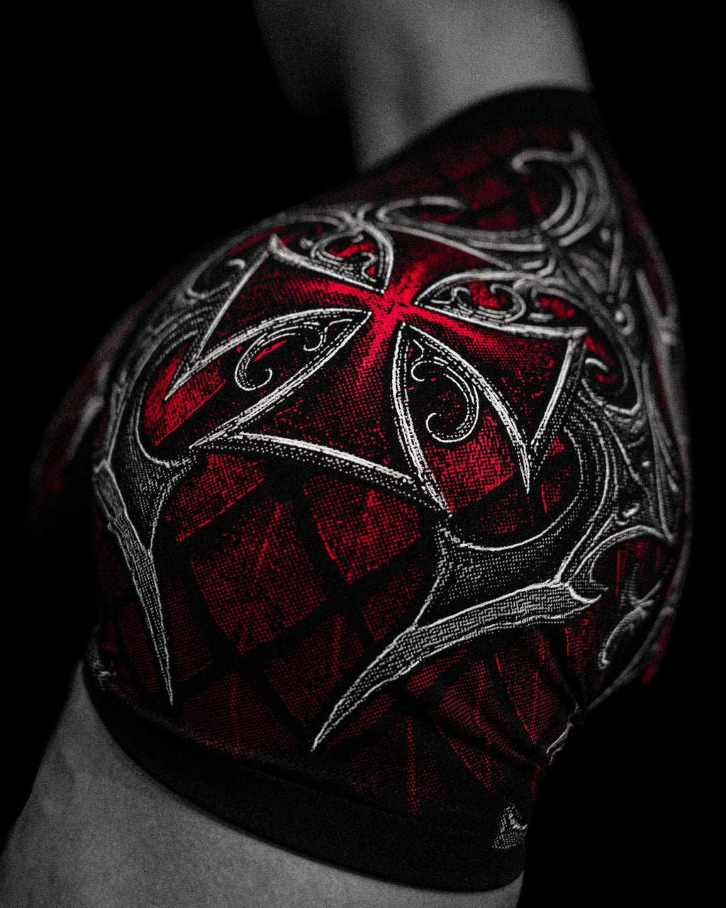 Void Tech™ Armored Short Sleeve Compression [BLOOD METAL]